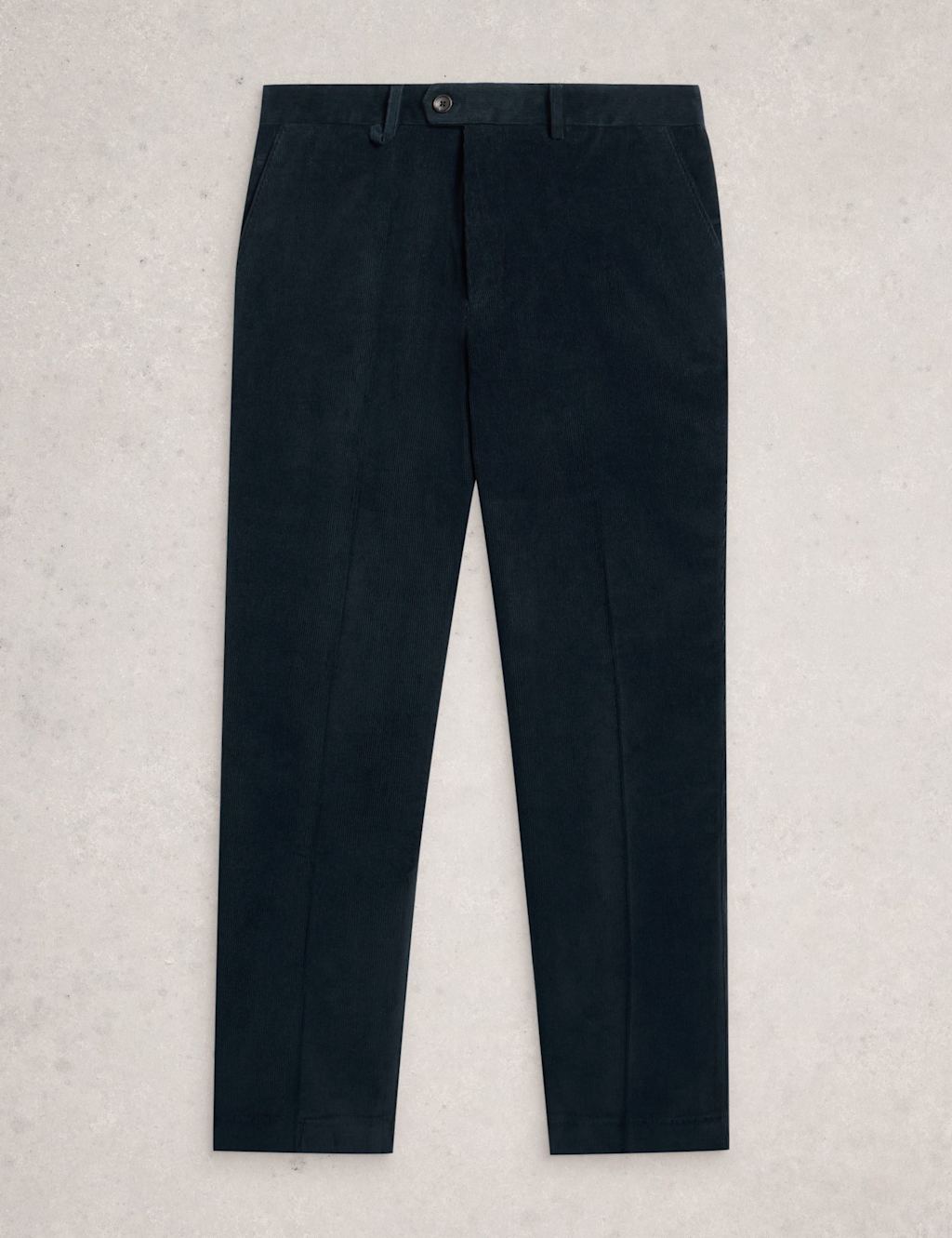 White Stuff Men's Regular Fit Corduroy Trousers - 34REG - Navy, Navy