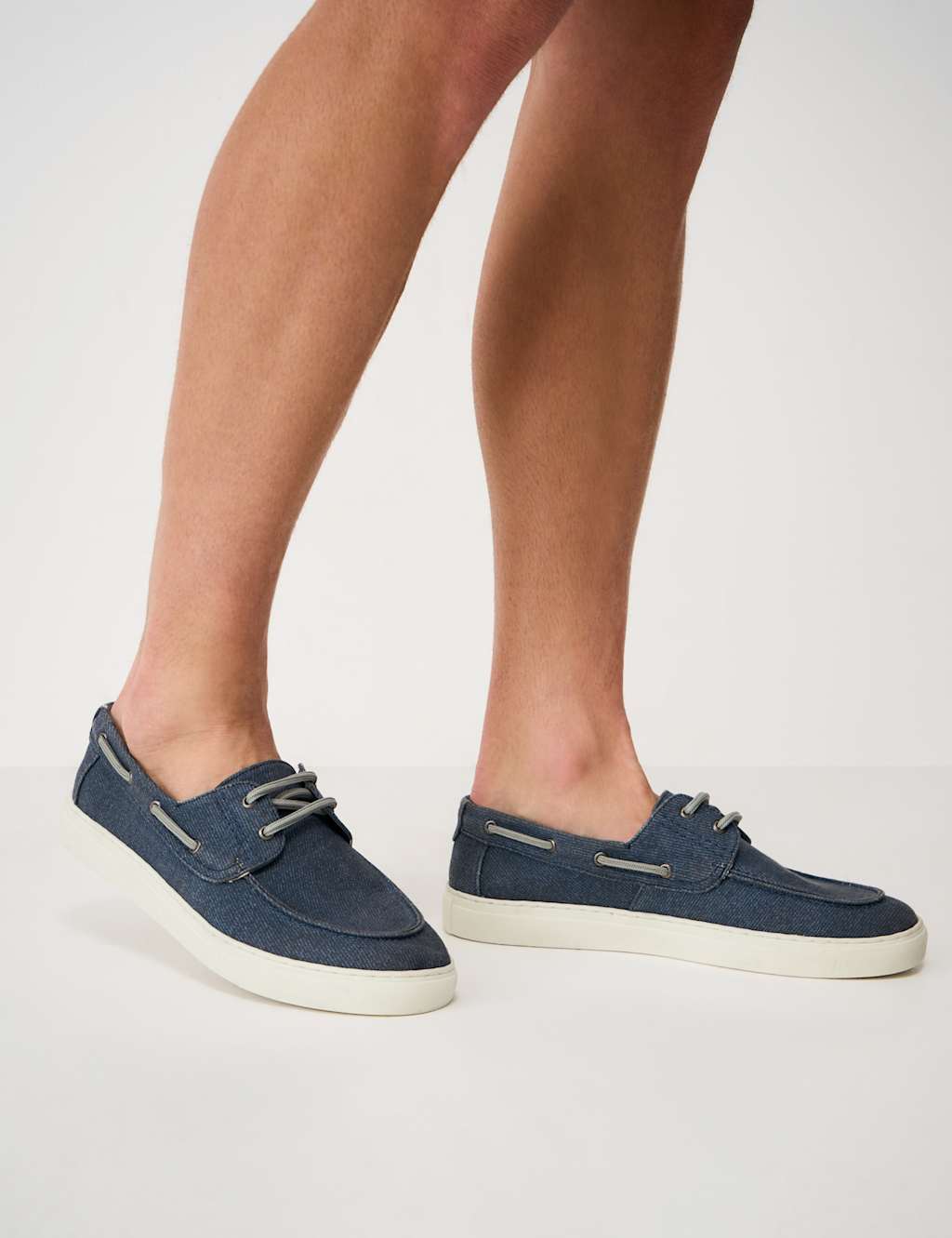 Crew Clothing Men's Canvas Boat Shoes - 7 - Navy - Available at M&S