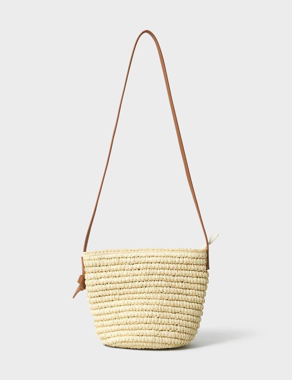 Crew Clothing Women's Paper Woven Cross Body Bag - Natural - Available at M&S