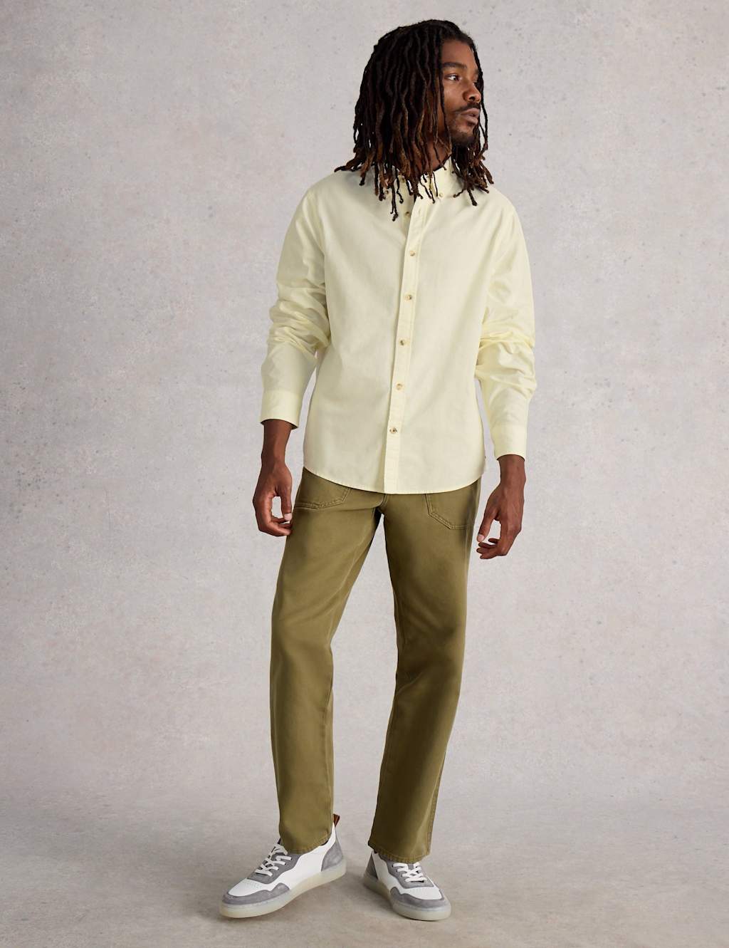 White Stuff Regular Fit Pure Cotton Oxford Shirt White