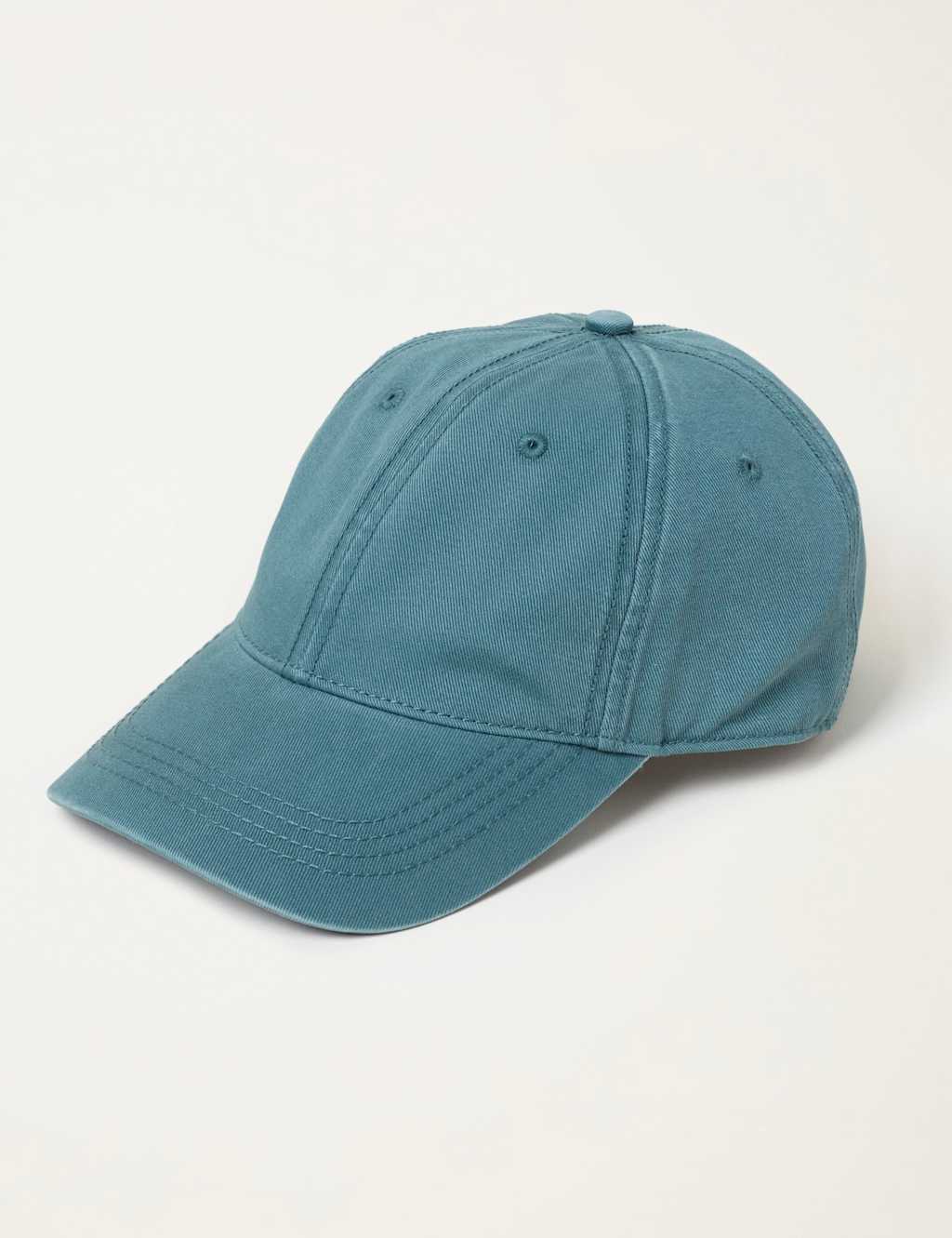 Fatface Men's Pure Cotton Embroidered Baseball Cap - Teal - Available at M&S