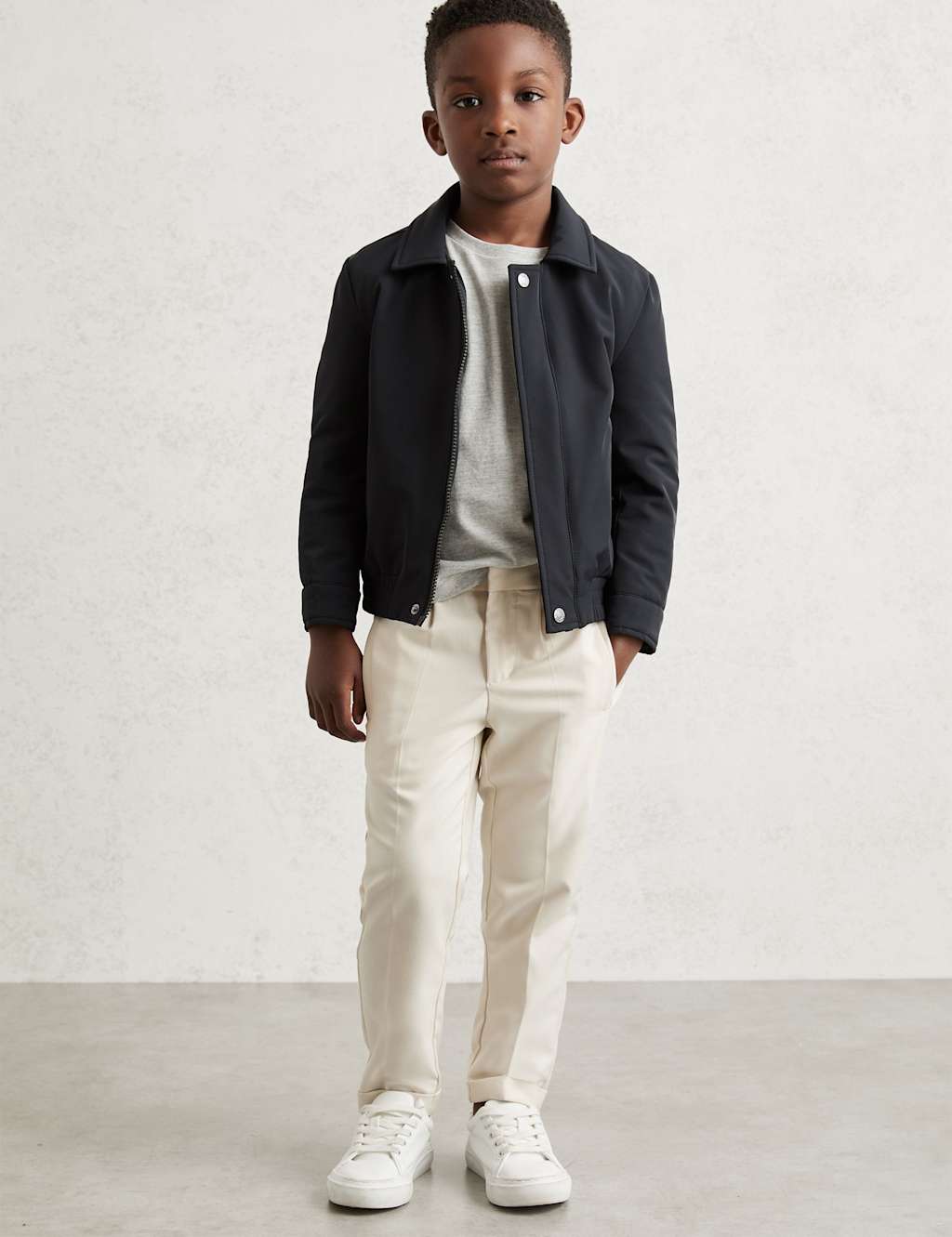 Reiss Collared Jacket (3-14 Yrs) Dark Blue