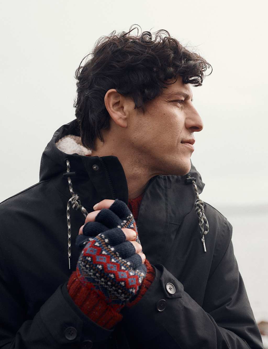 Seasalt Cornwall Wool Rich Fair Isle Gloves Multi