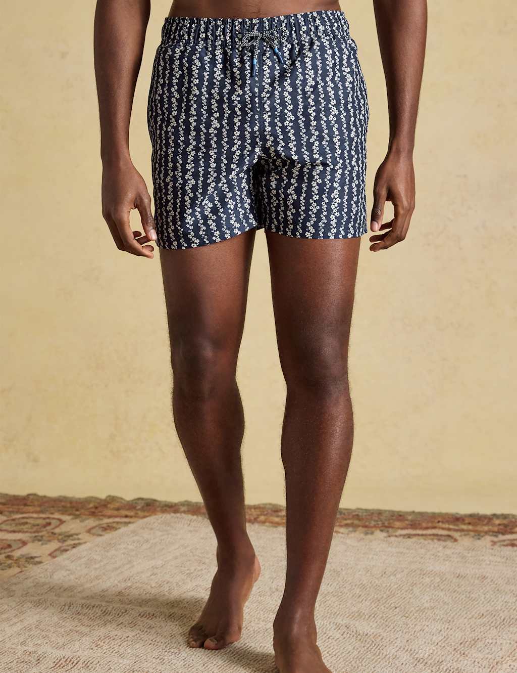 Joules Men's Floral Swim Shorts - XL - Navy Mix - Available at M&S