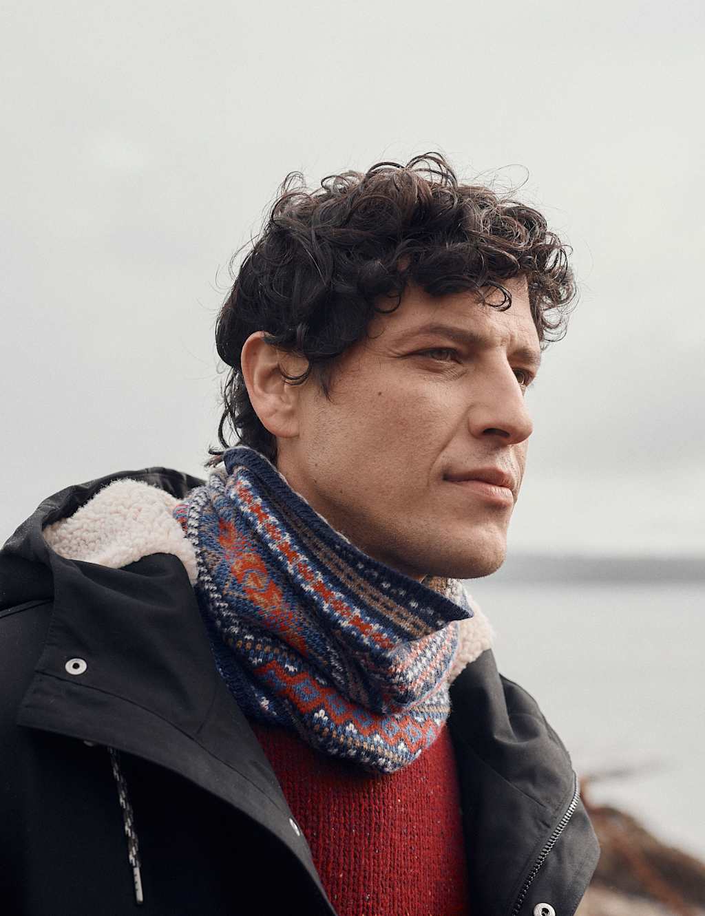 Seasalt Cornwall Lambswool Rich Fairisle Snood Multi