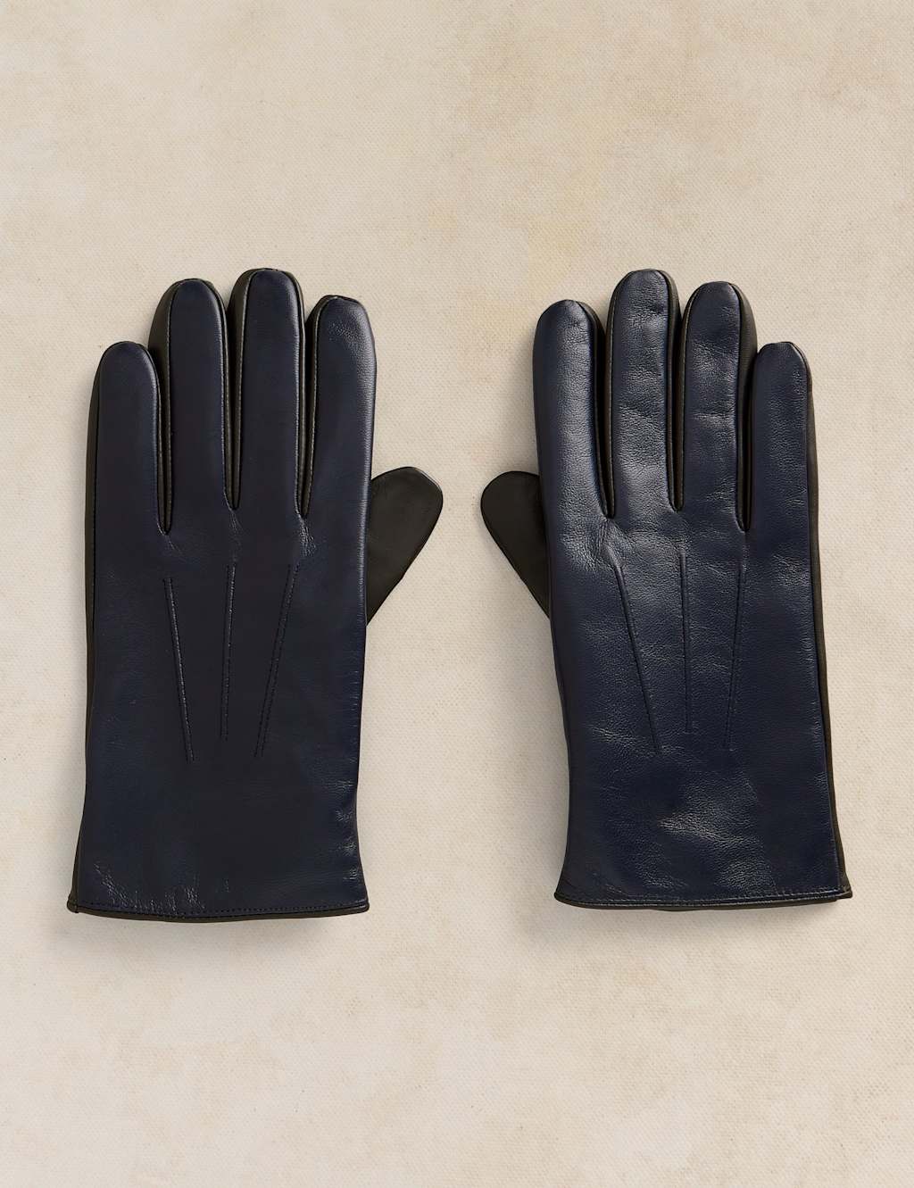 White Stuff Men's Leather Gloves - S - M - Green - Available at M&S