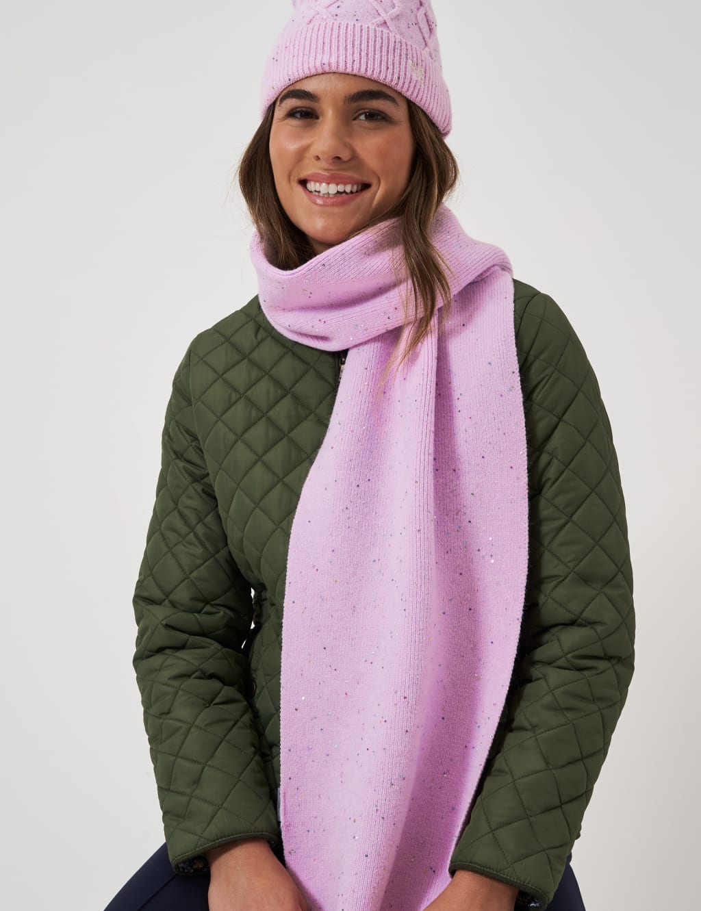 WRIST SCARVES PINK main image 0