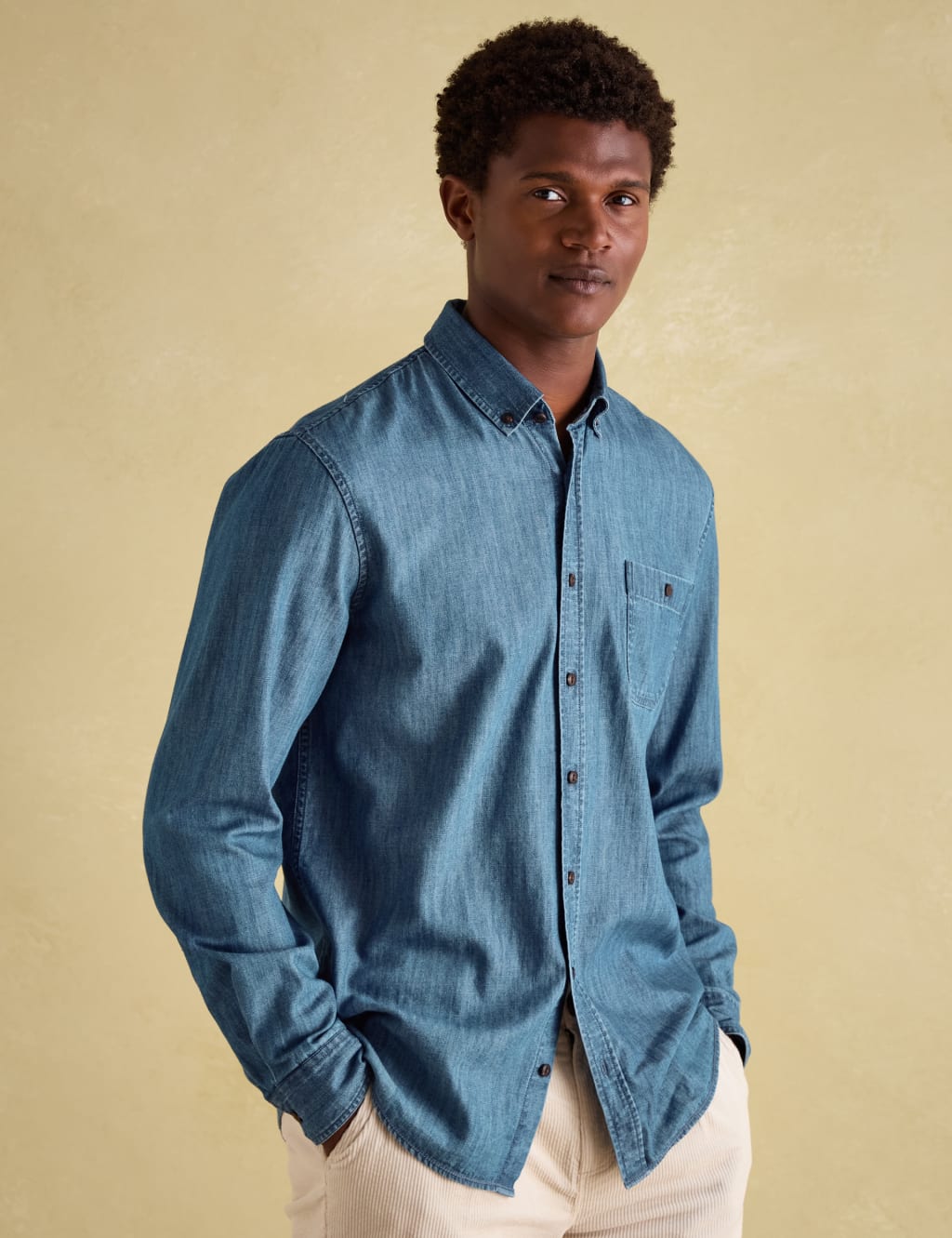 Denim Oxford Shirt