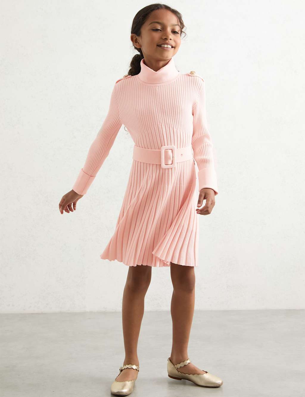 Reiss Knitted Dress (3-14 Yrs) Pink