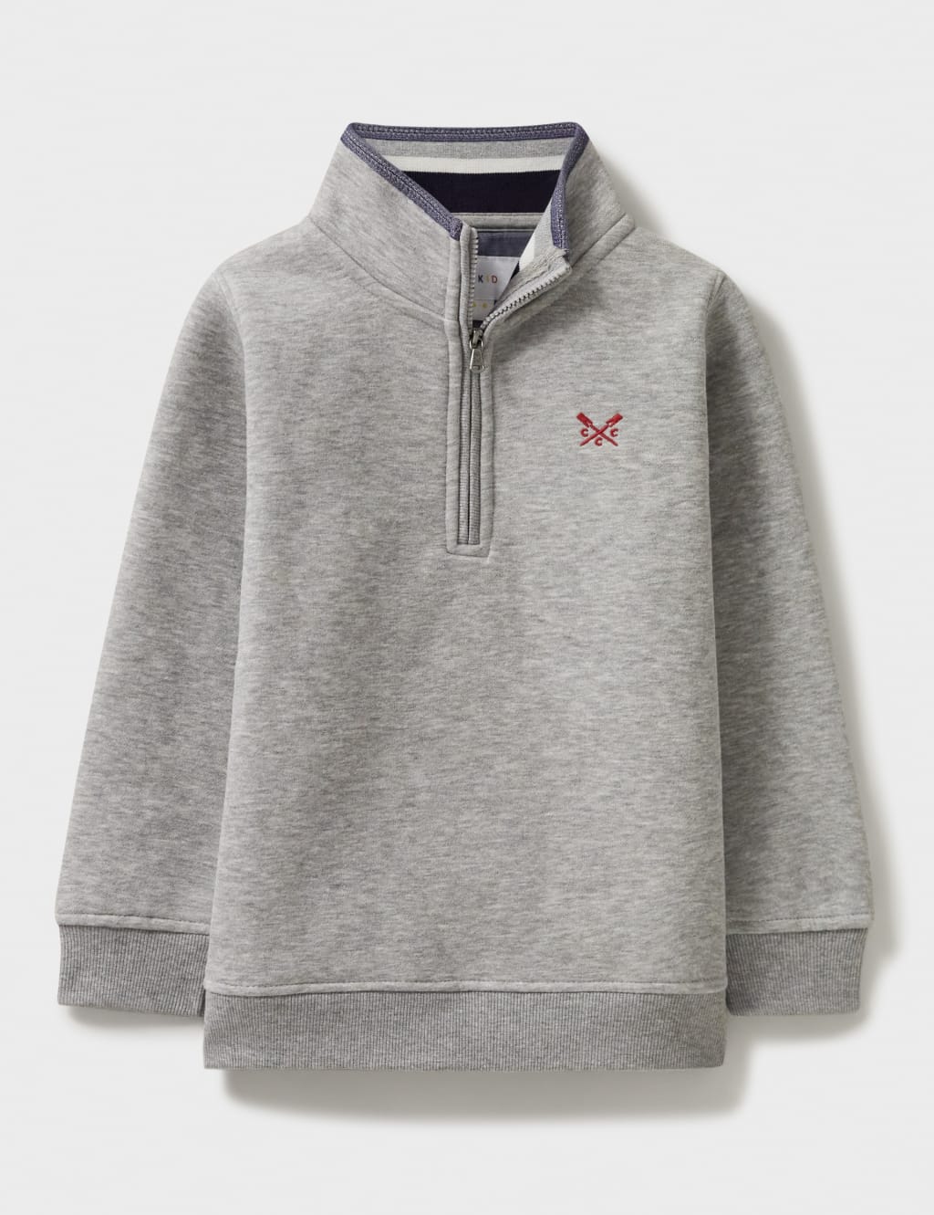 Cotton Rich Half Zip Sweatshirt (3-12 Yrs)