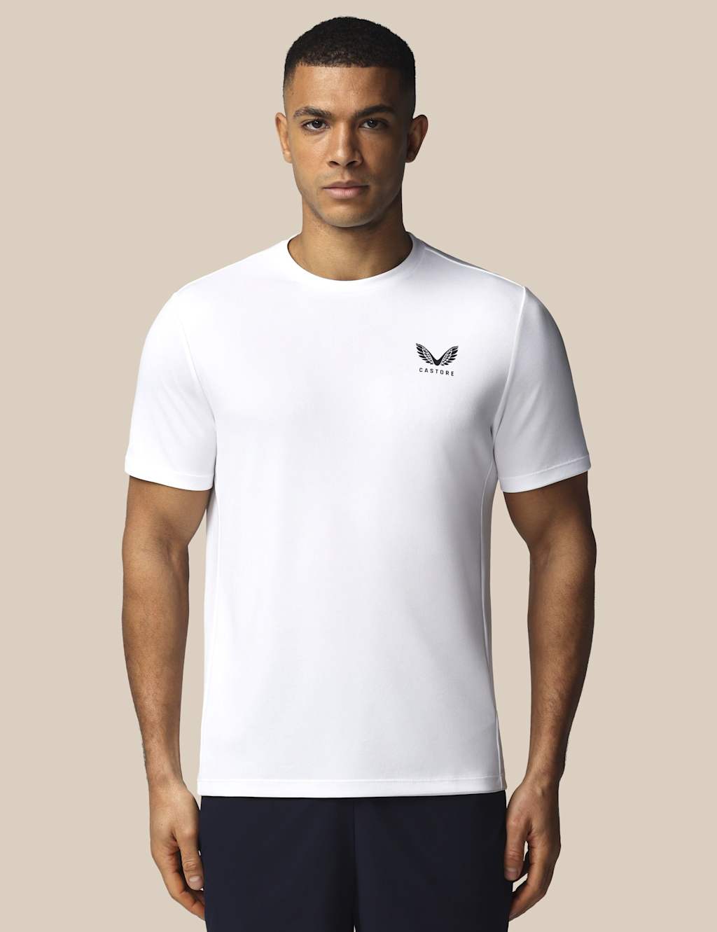 Castore Men's Crew Neck Sports T-Shirt - L - Dark Navy - Available at M&S