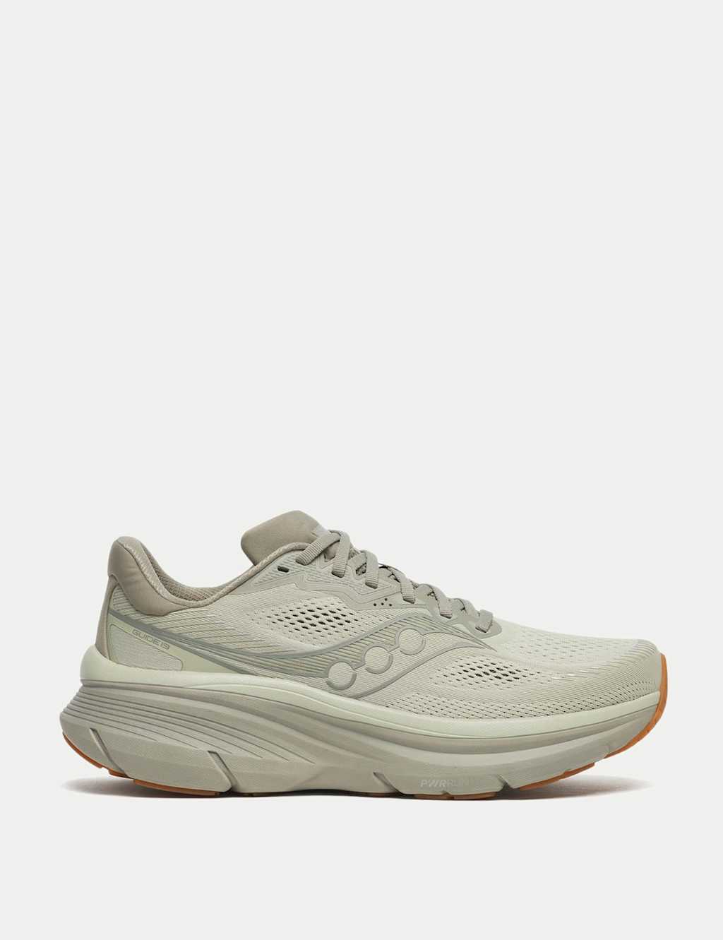 Saucony Men's Guide 19 Running Trainers - 9 - Grey Mix
