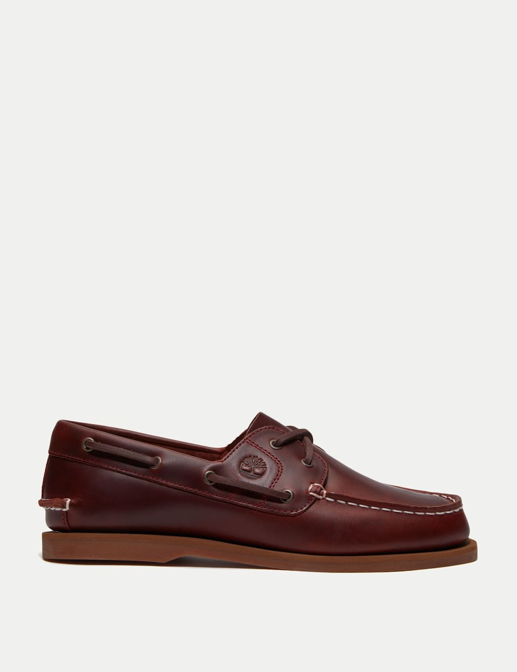 Timberland Women's Classic 2-Eye Leather Boat Shoes - 7 - Medium Purple