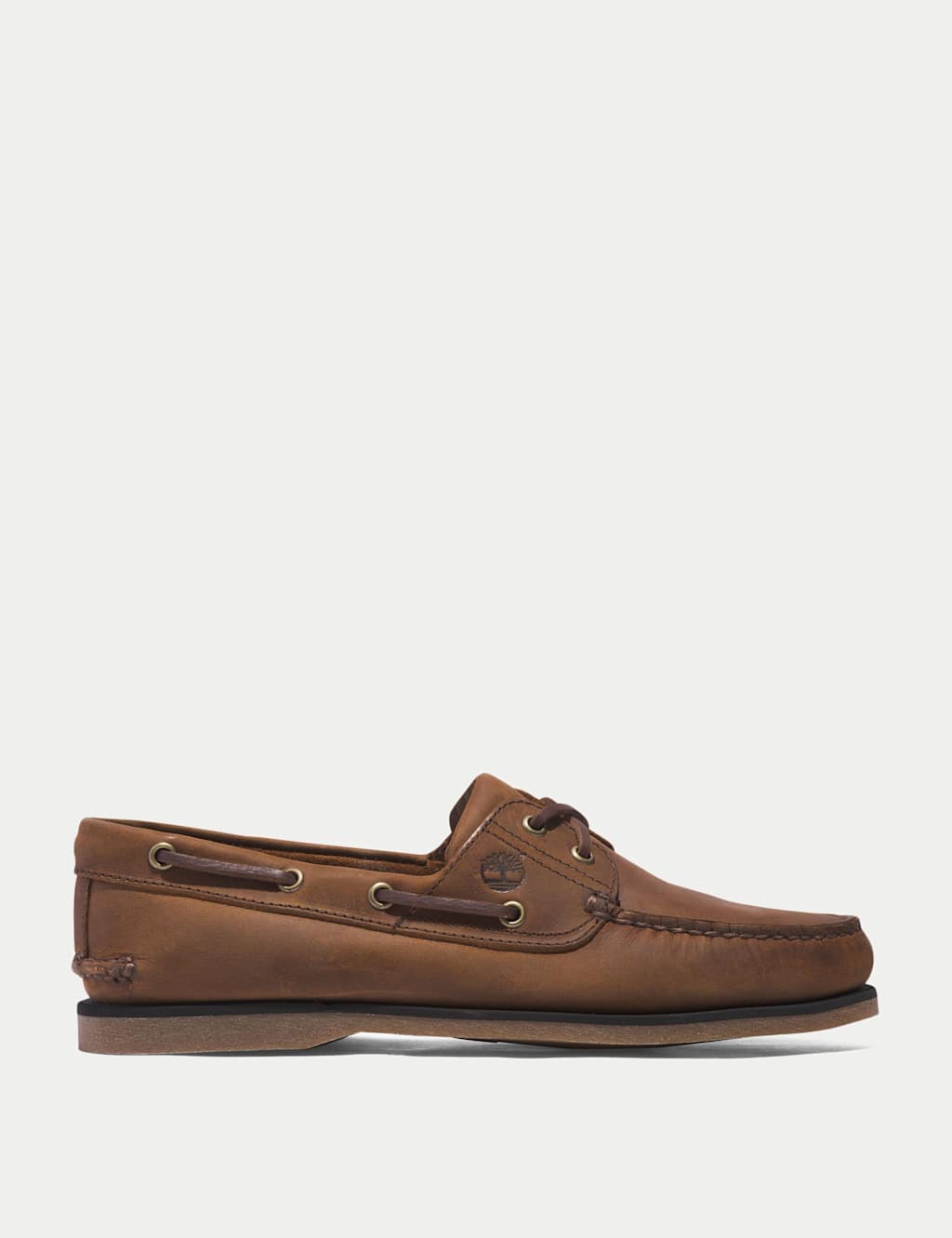 Timberland Men's Leather Classic Boat Shoes - 7 - Brown
