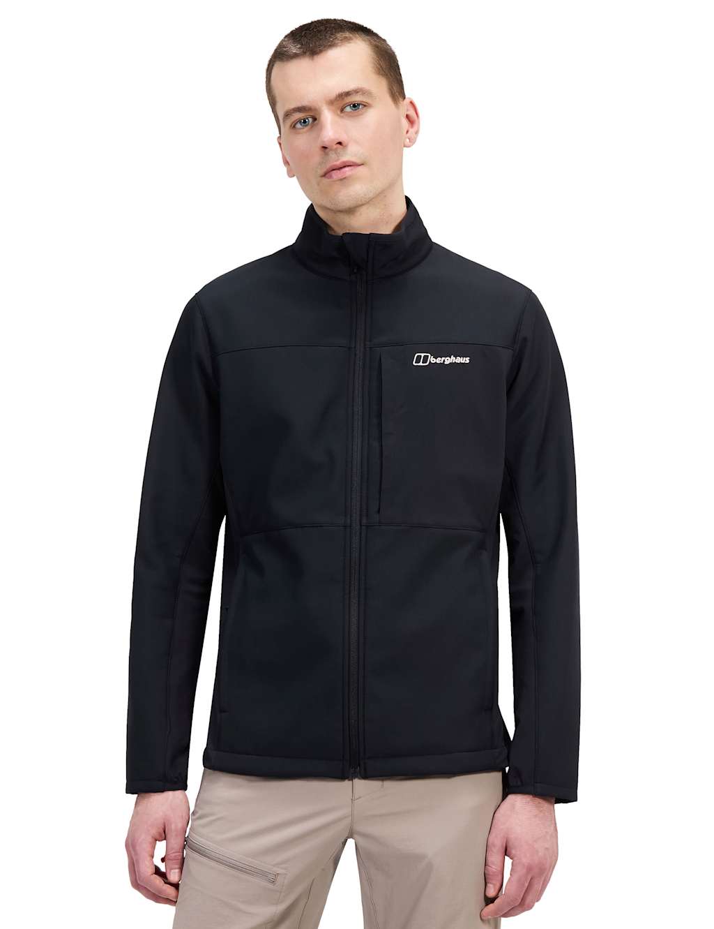 Berghaus Women's Ghlas 3.0 Water Resistant Softshell Jacket - M - Black