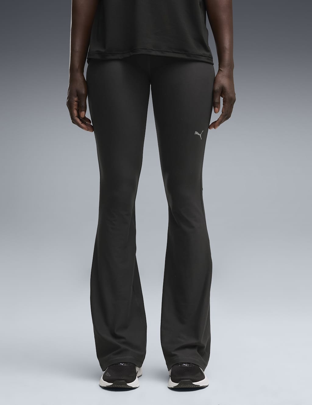 Puma Women's Cloudspun High Waisted Flared Leggings - Large - Black