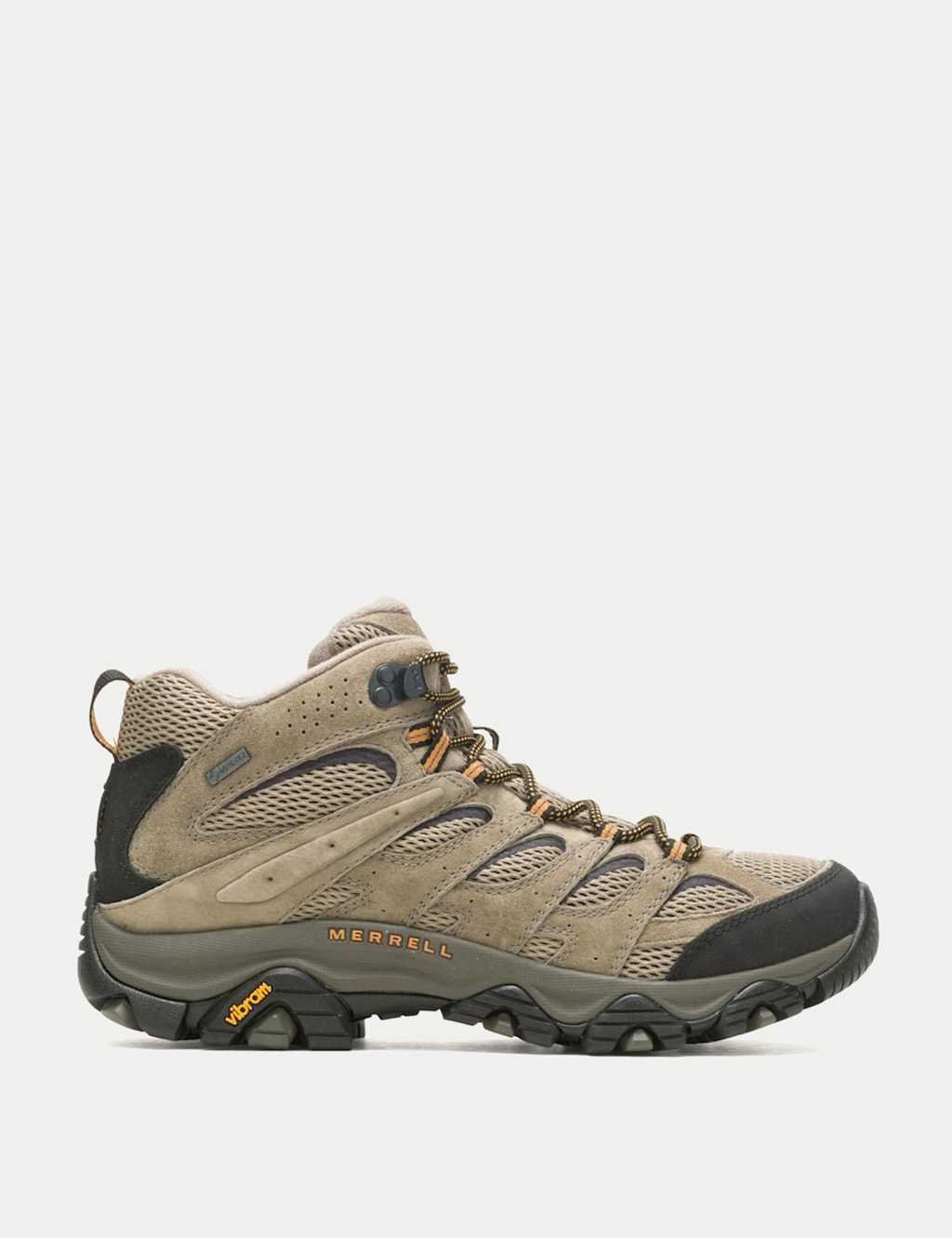Merrell Men's Moab 3 Mid GTX Waterproof Walking Boots - 11 - Brown Mix - Available at M&S