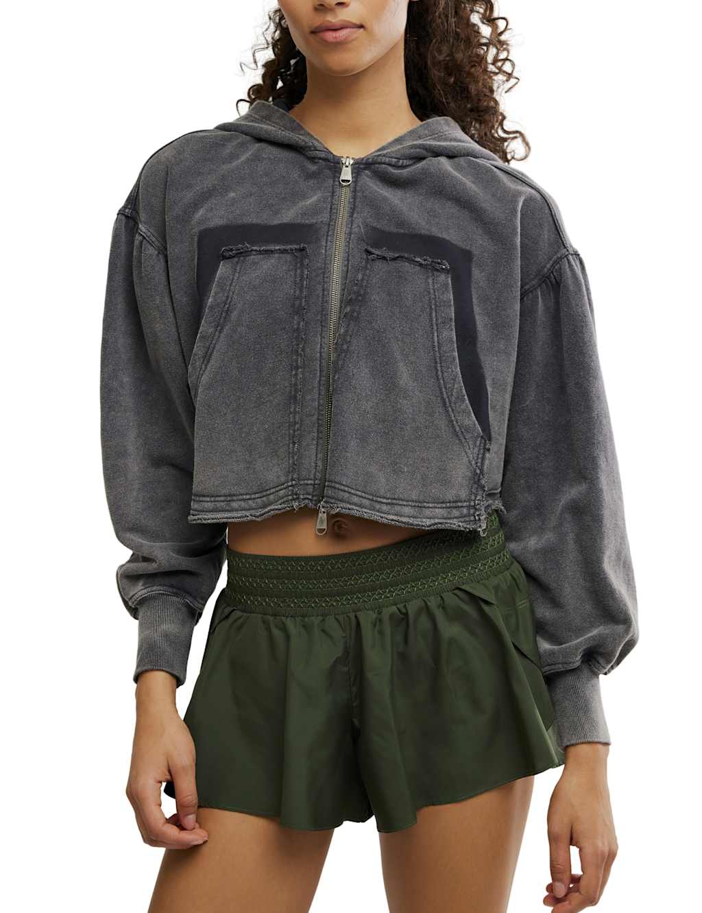 Fp Movement Women's Element Sports Shorts - Large - Dark Green