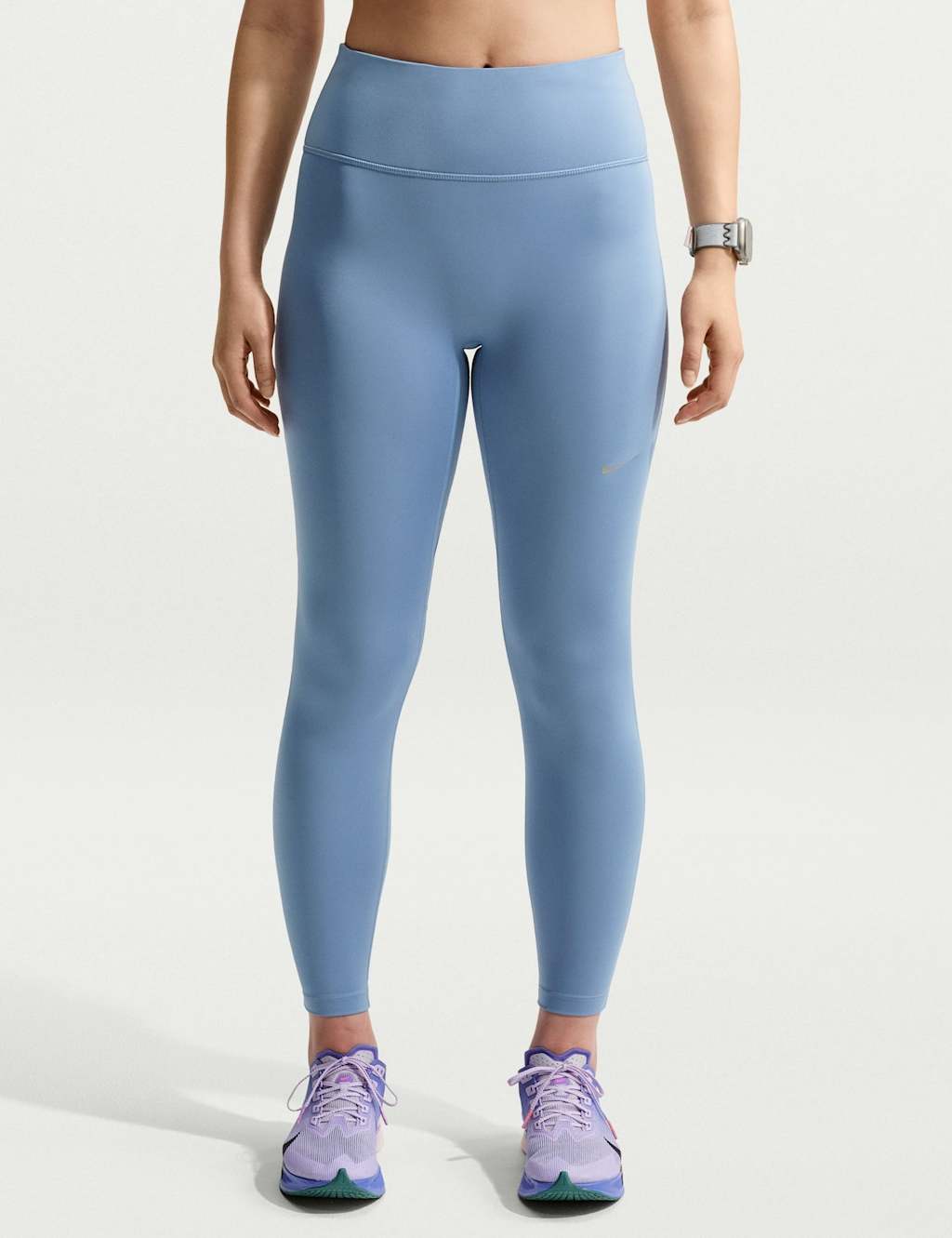 Nike Women's Tempo High Waisted 7/8 Leggings - Small - Blue Denim - Available at M&S
