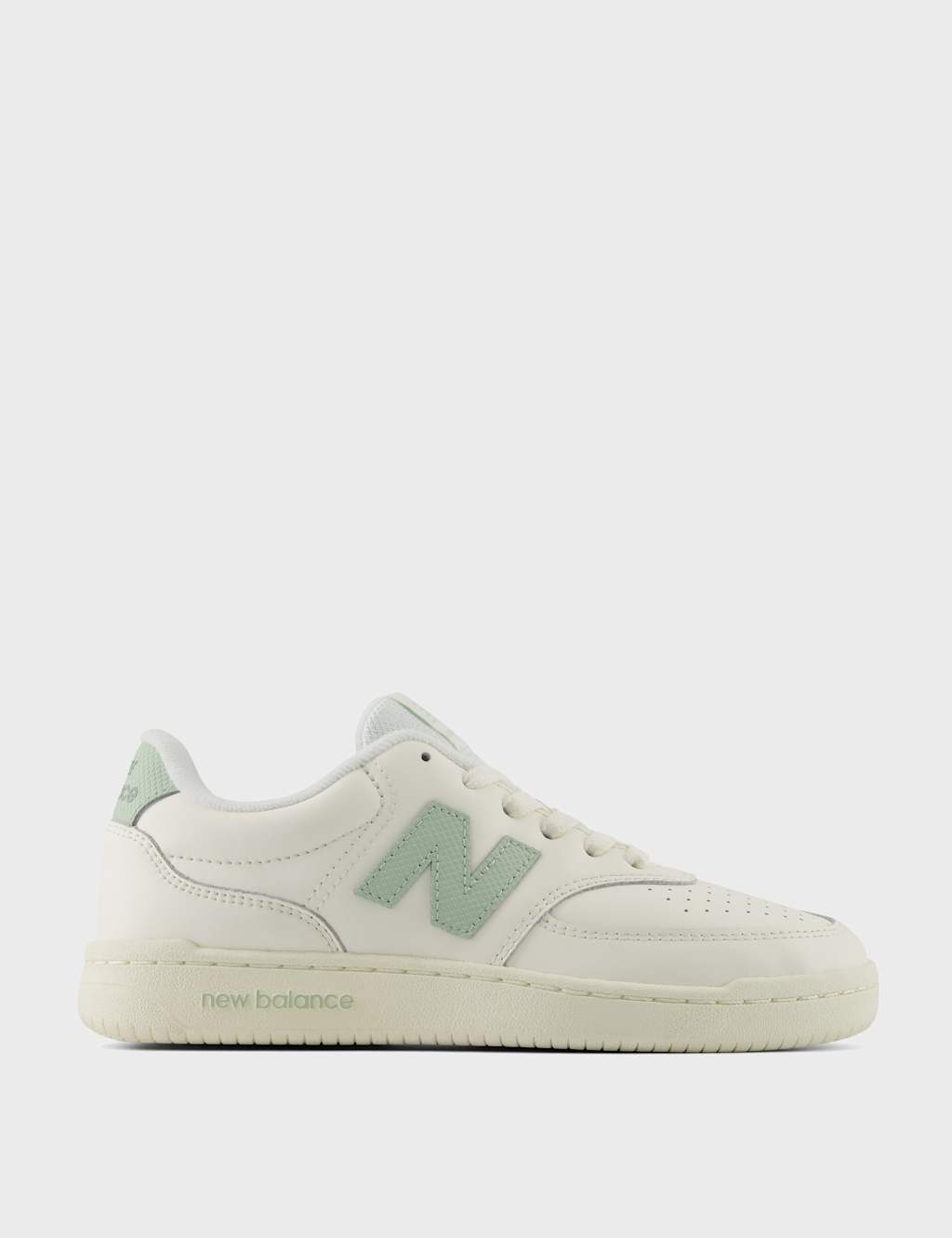 New Balance Women's BB80 Leather Trainers - 5 - Cream Mix
