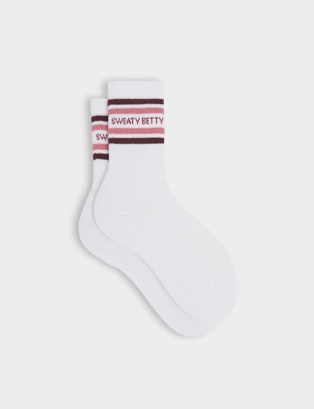 Sweaty Betty Women's Varsity Slogan Cotton Rich Ribbed Socks - XS-S - Light Pink