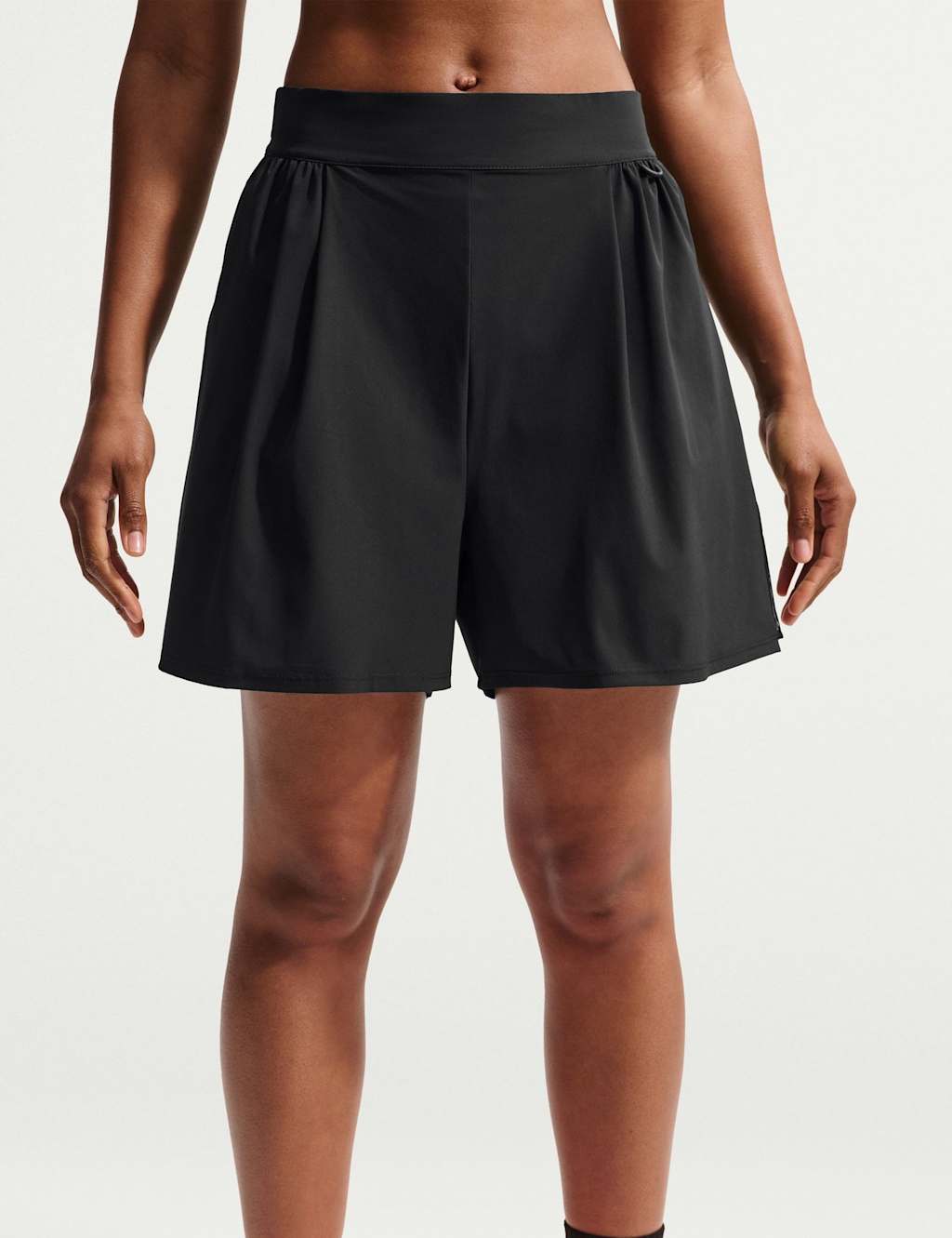 Nike Women's 24.7 Perfect Stretch Relaxed Shorts - Small - Black - Available at M&S