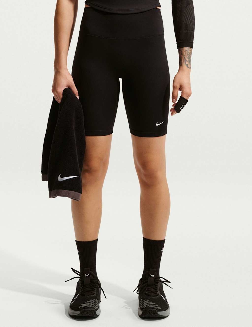 Nike Women's One High Waisted Shorts - Small - Black - Available at M&S