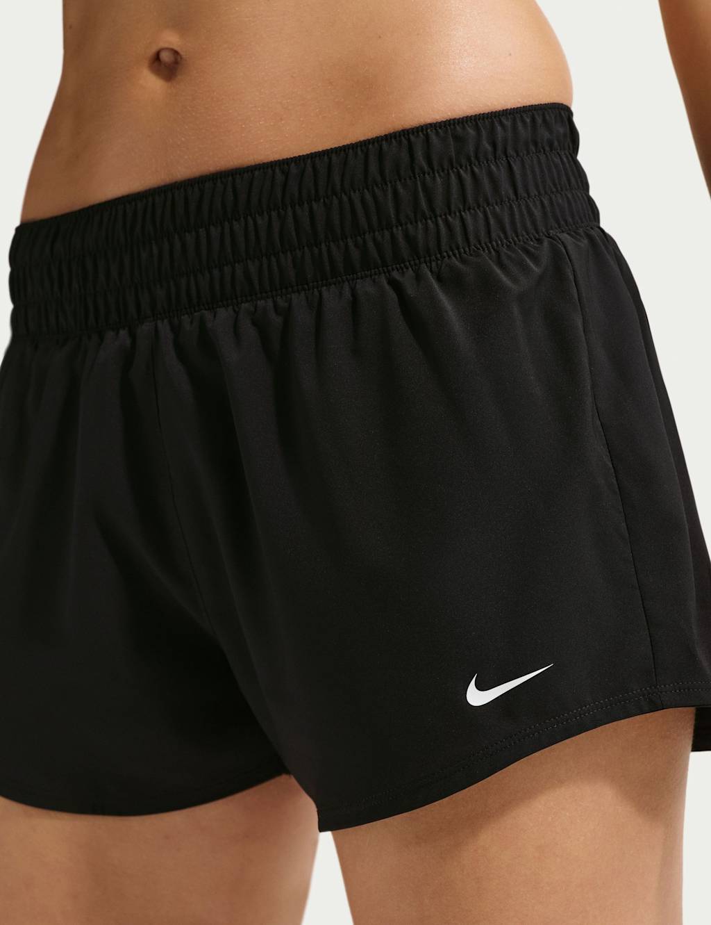 Nike Women's One Dri-FIT Brief-Lined Shorts - Small - Black - Available at M&S