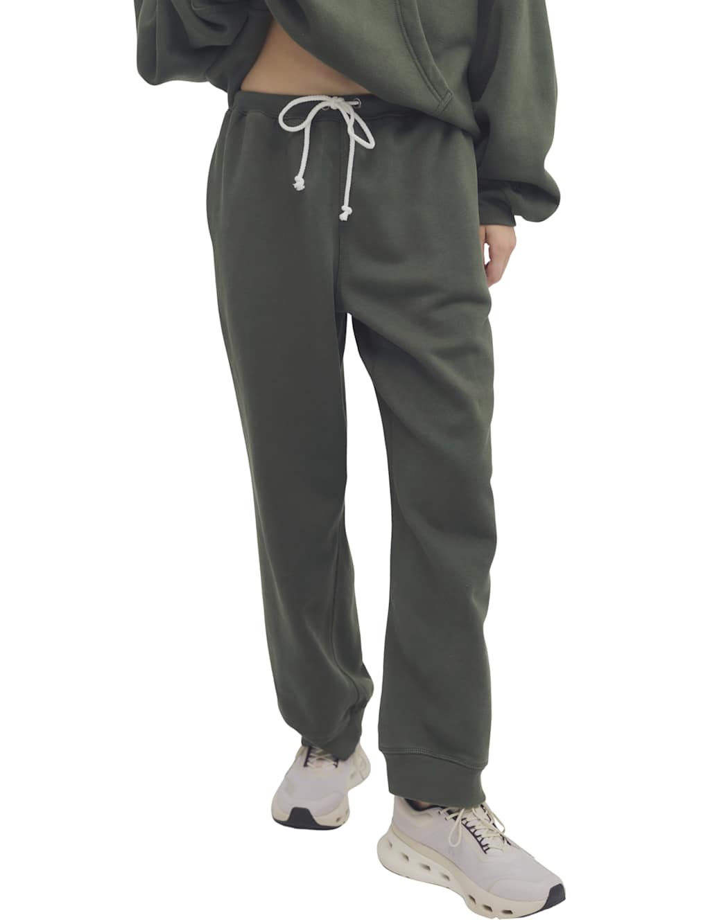 Fp Movement Women's Final Call Cotton Rich Joggers - Large - Dark Green