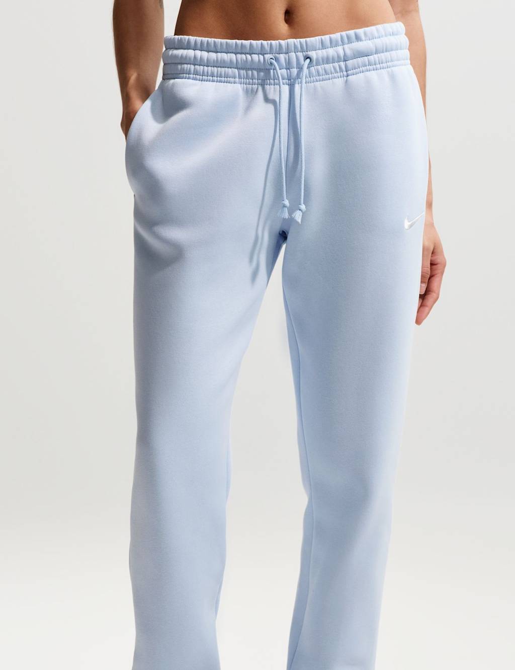 Nike Women's Phoenix Fleece Tapered Joggers - Small - Light Blue - Available at M&S