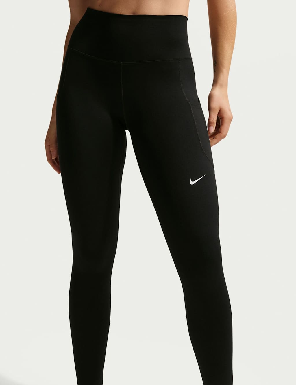 Nike Women's One High-Waisted 7/8 Leggings - Extra Large - Black Mix - Available at M&S