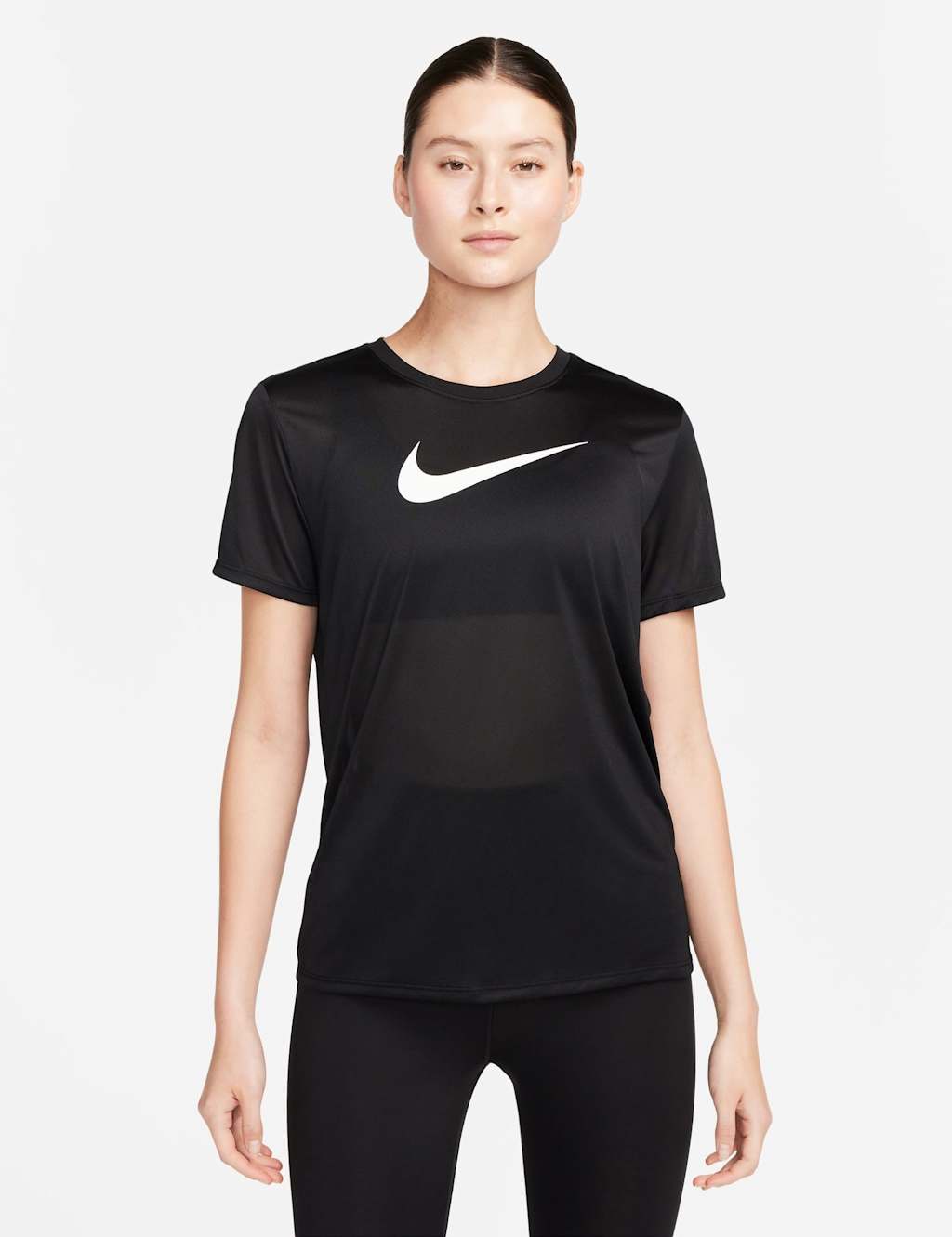 Nike Women's DRI-Fit Graphic Crew Neck T-Shirt - Large - Magenta - Available at M&S