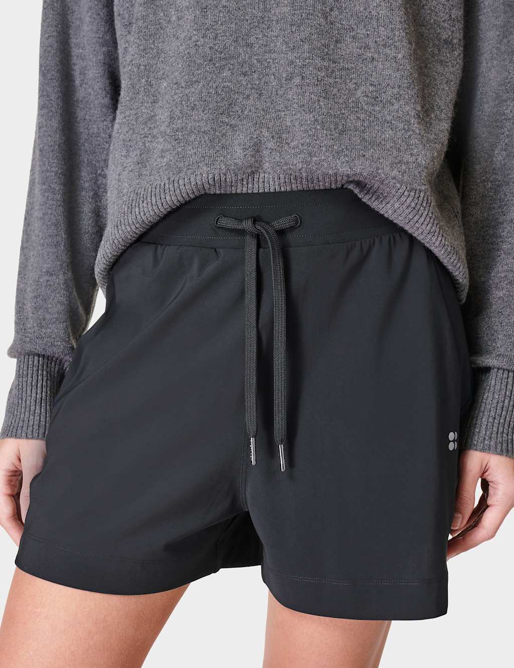 Sweaty Betty Women's Explorer High Waisted Shorts - Medium - Black