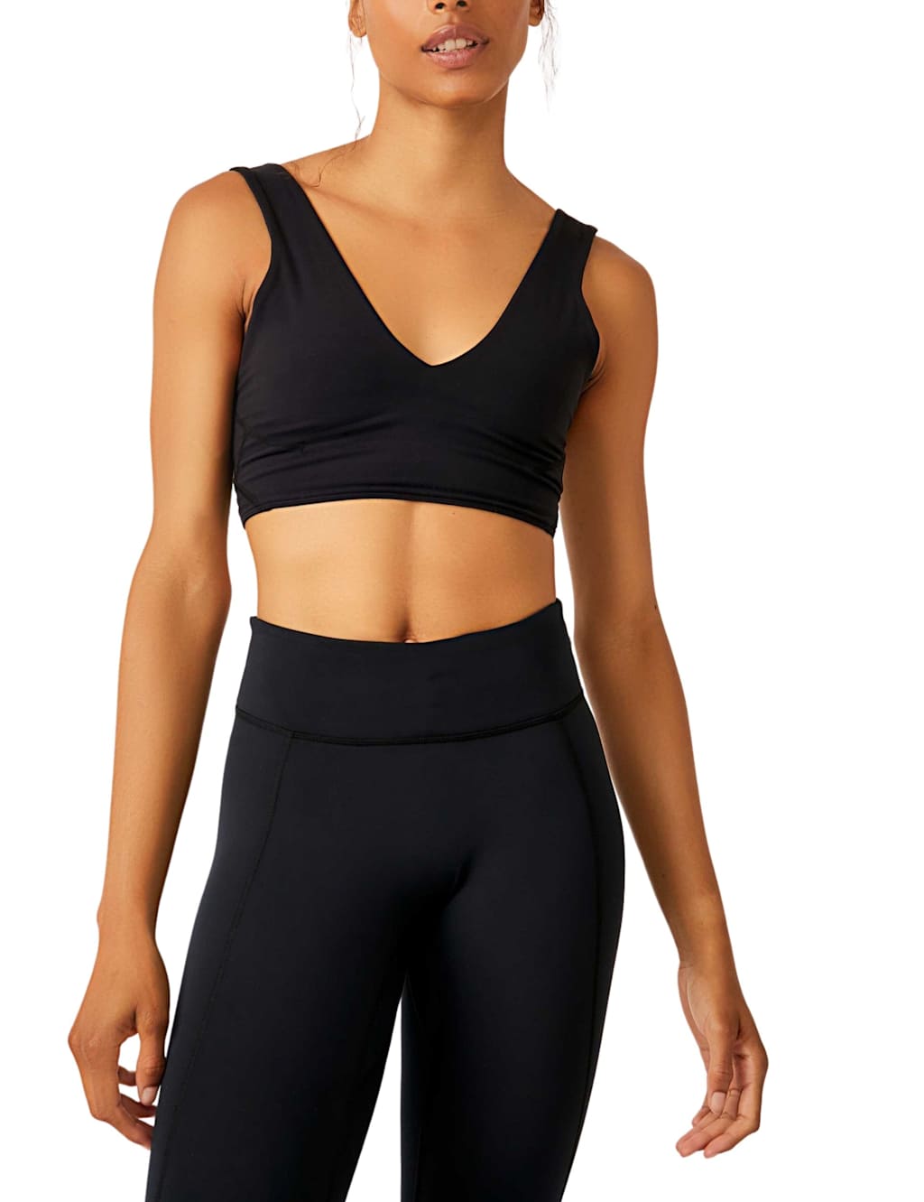 Fp Movement Women's Never Better Non Wired Sports Bra - Small - Black