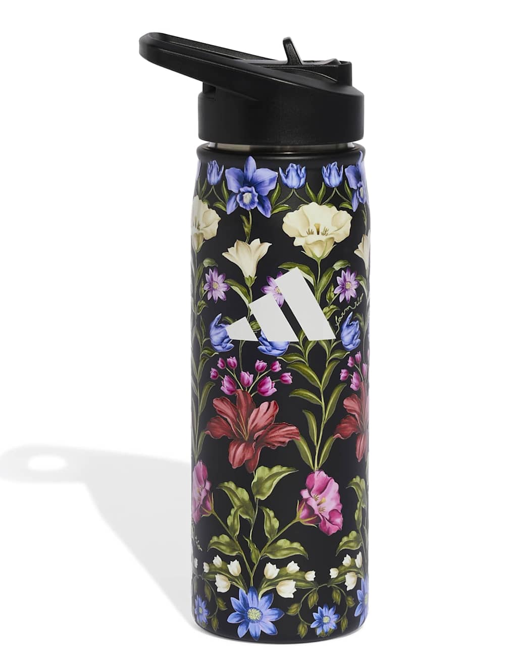 Adidas Women's FARM Floral Stainless Steel Water Bottle - White Mix