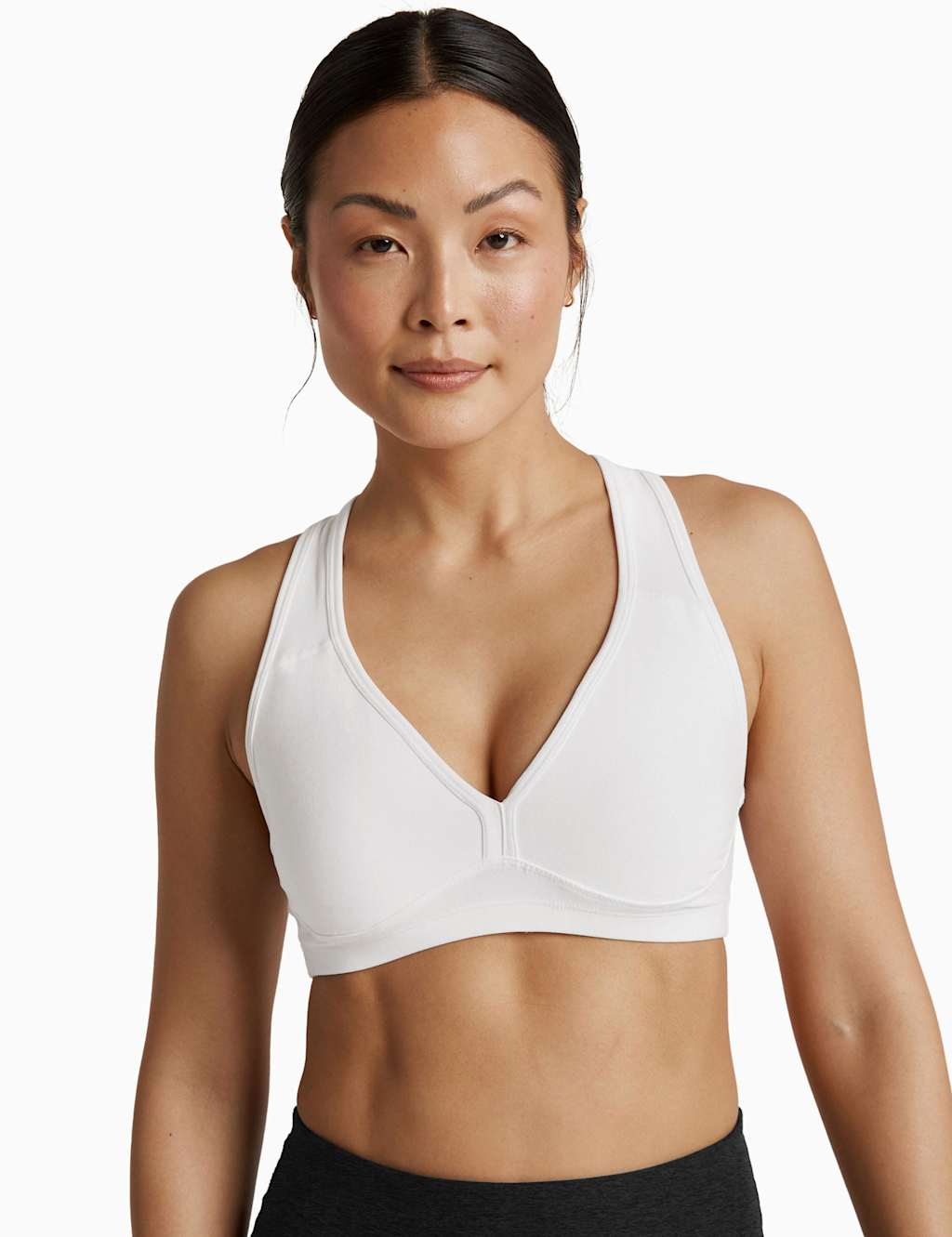Beyond Yoga Women's Spacedye Lift Your Spirits Sports Bra (XS-XL) - Small - White