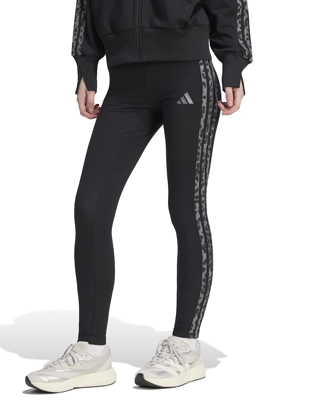 Adidas Women's Animal Print High Waisted Leggings - Medium - Multi