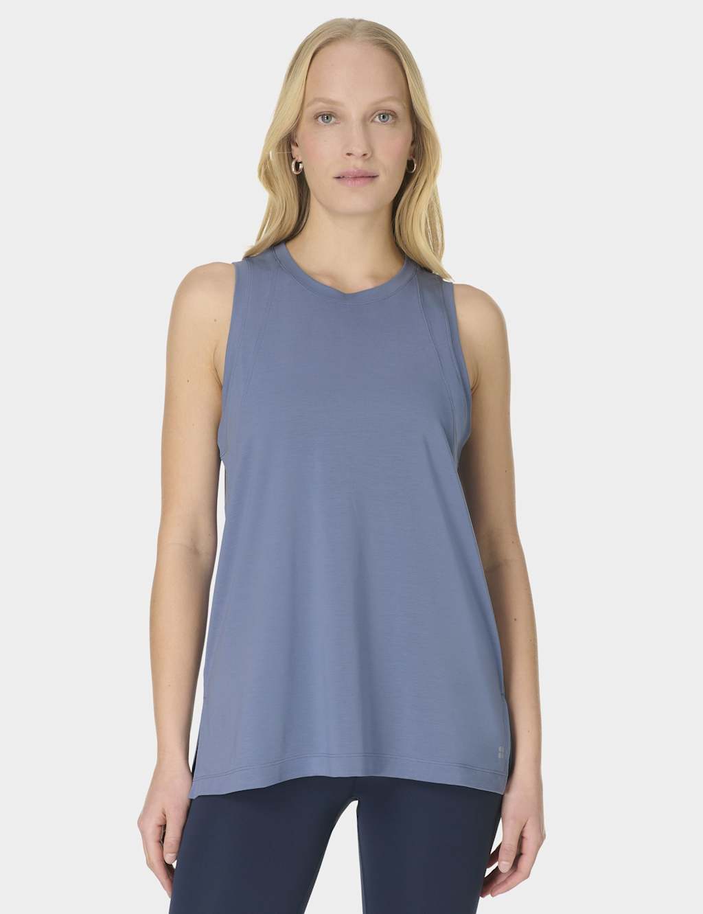 Sweaty Betty Pure Silk Plain Bow Tie - Small - Light Blue