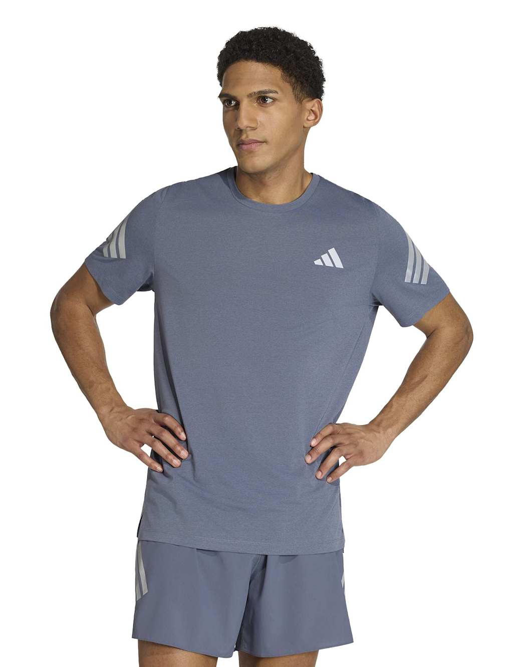 Adidas Men's adi365 Climacool Crew Neck T-Shirt - L - Grey