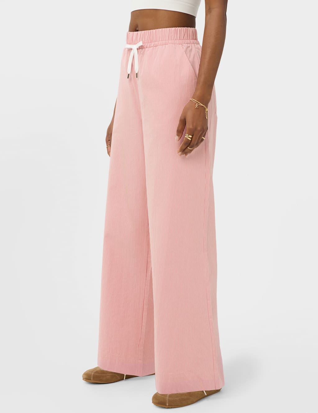Sweaty Betty Women's Summer Stripe Regular Trouser - Small - Pink