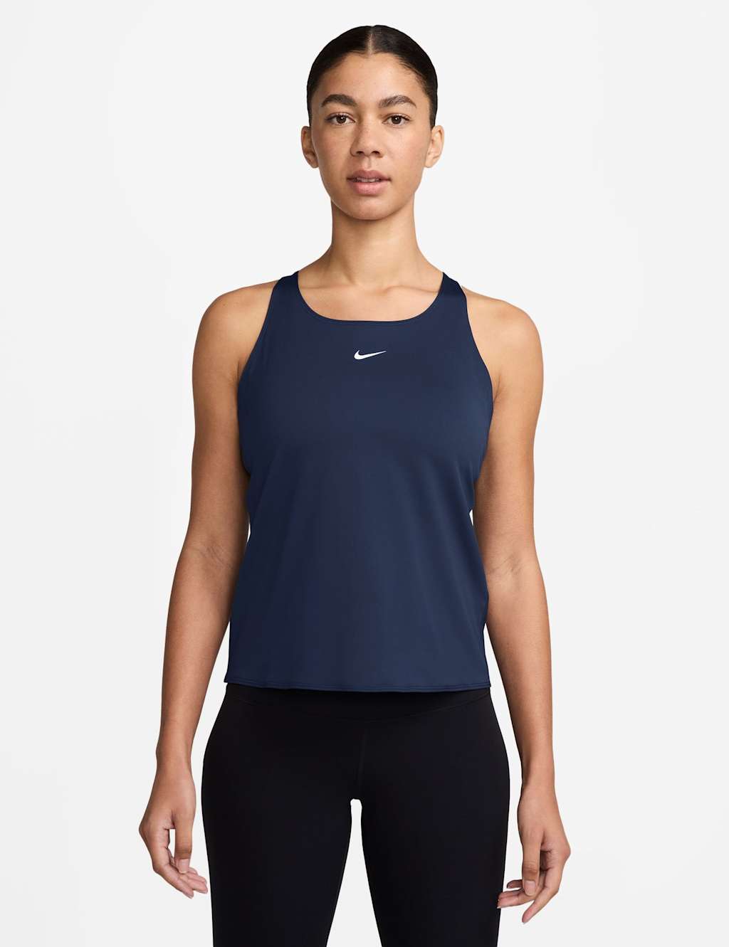 Nike Women's Pro Dri-Fit Round Neck Tank Top - Large - Dark Navy - Available at M&S
