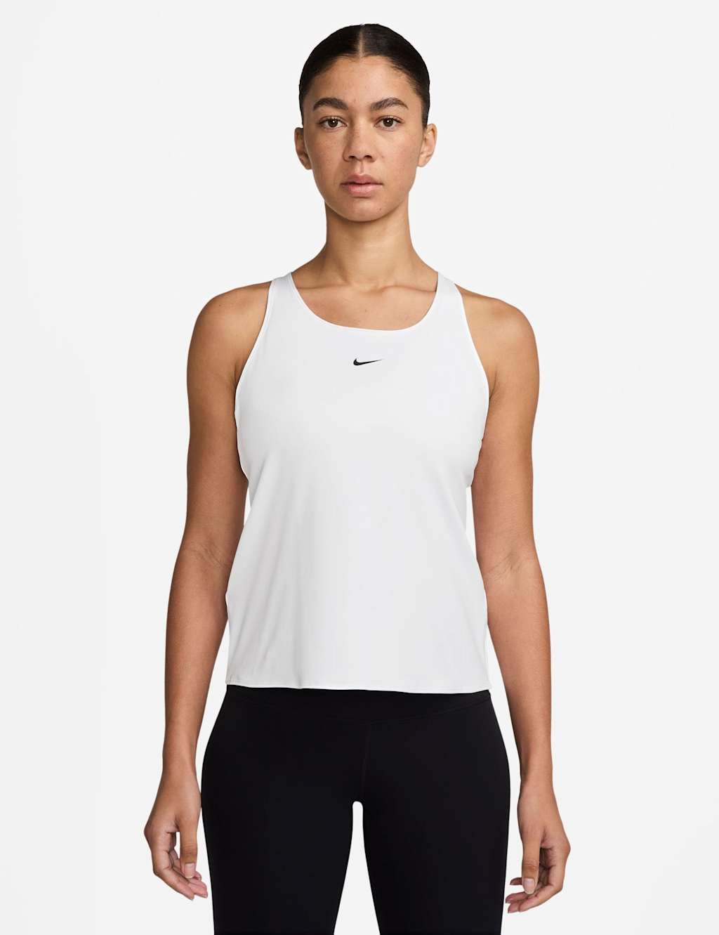 Nike Women's Pro Dri-Fit Round Neck Tank Top - Medium - Black Mix - Available at M&S