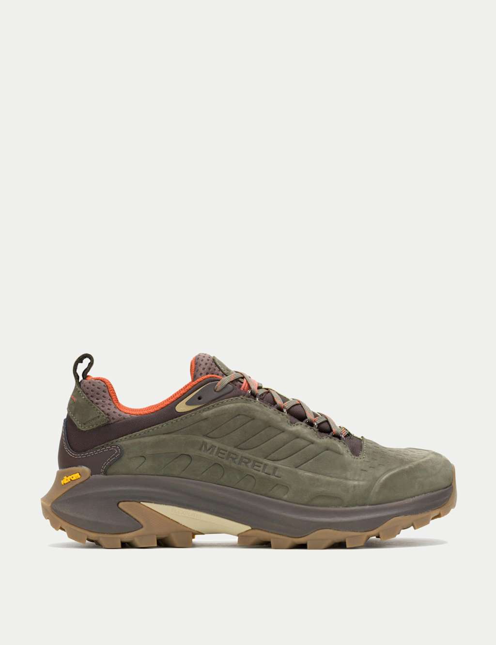 Merrell Men's Moab Speed 2 Leather Walking Shoes - 8 - Olive - Available at M&S
