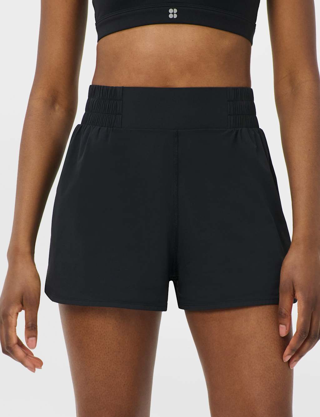 Sweaty Betty Women's Running Shell Shorts - Extra Small - Black