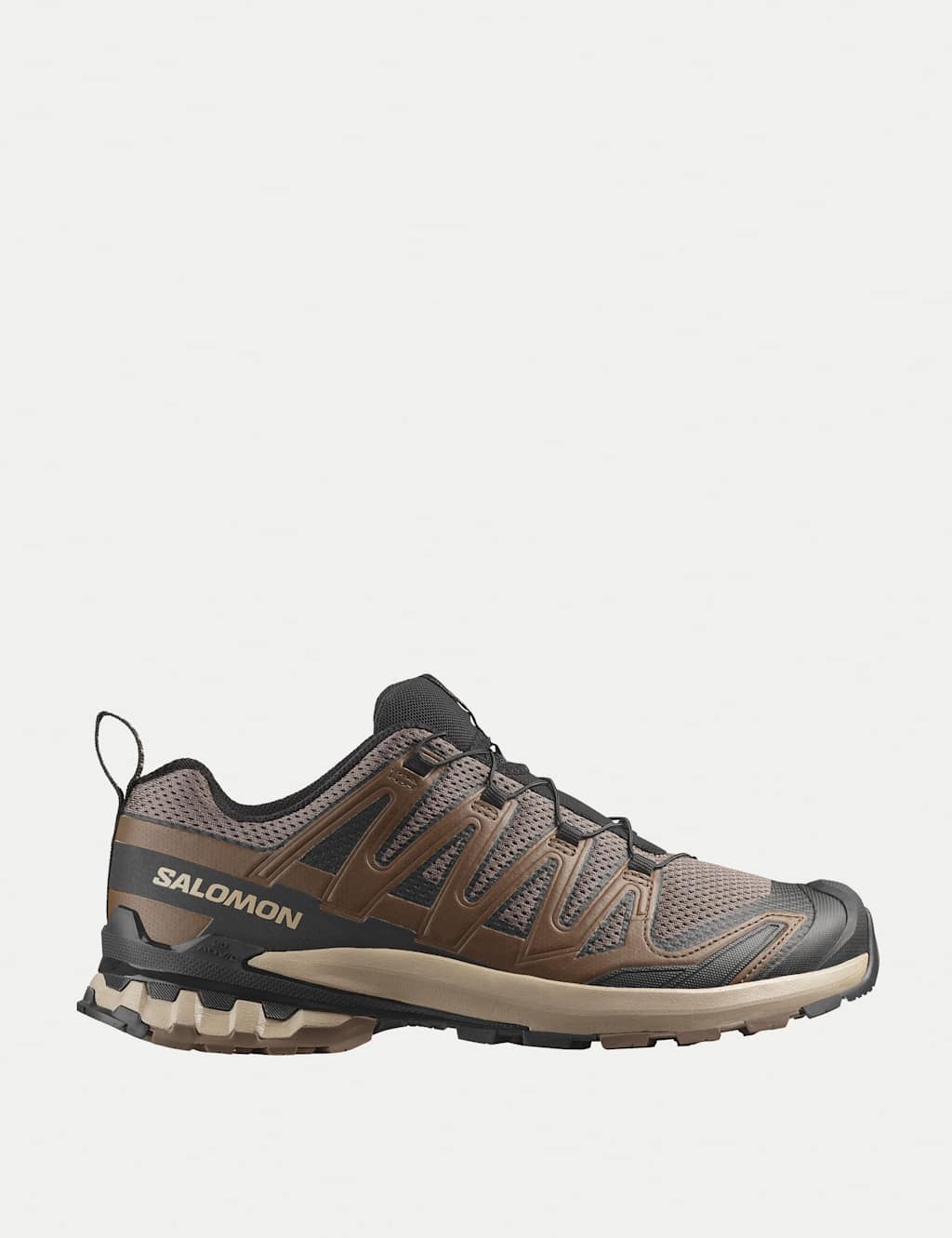 Salomon Men's XA Pro 3D V9 Trail Running Trainers - 10 - Brown Mix