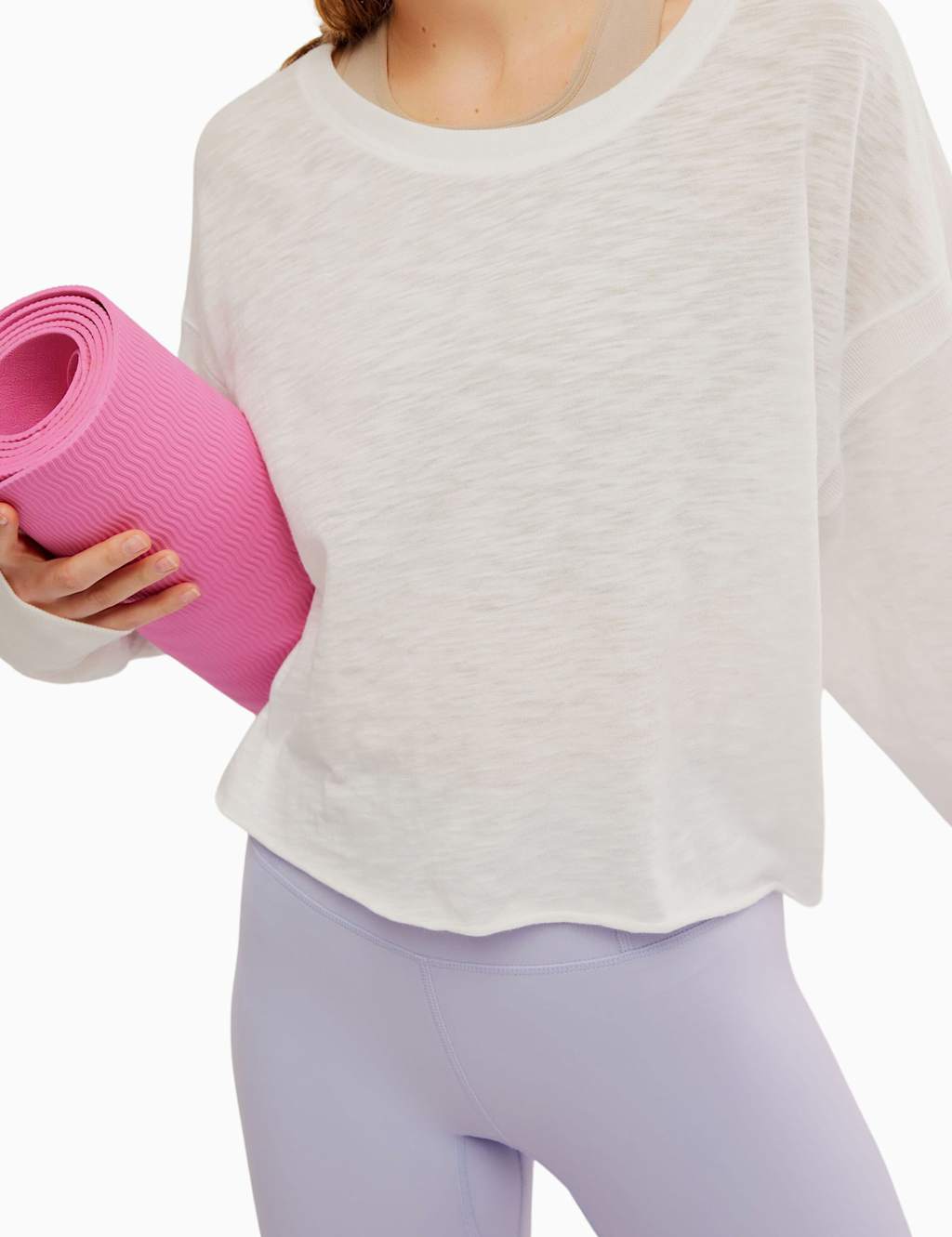 Fp Movement Women's My Time Layer Cotton Rich Relaxed Top - Medium - White
