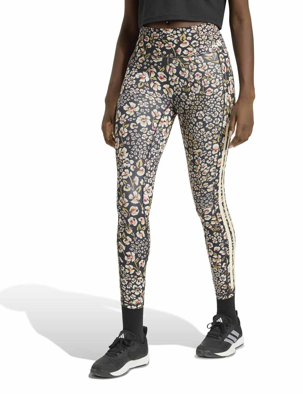 Women's adidas x FARM Rio Optime Printed Leggings - Medium - Multi