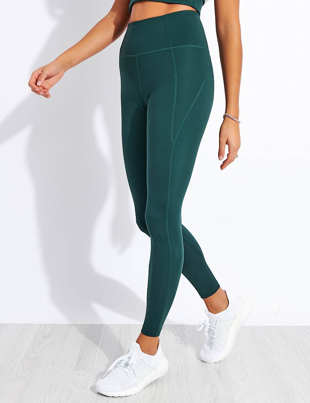 Womenfriend Collective Women's Compressive High Waisted Leggings - Large - Dark Green