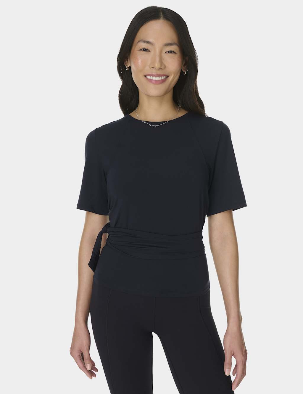 Sweaty Betty Women's Soft Flow Studio Wear Your Way T-Shirt - Medium - Black