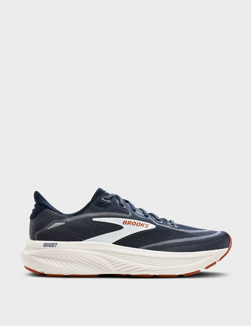 Brooks Men's Ghost 18 Road Running Trainers - 8½ - Navy Mix - Available at M&S